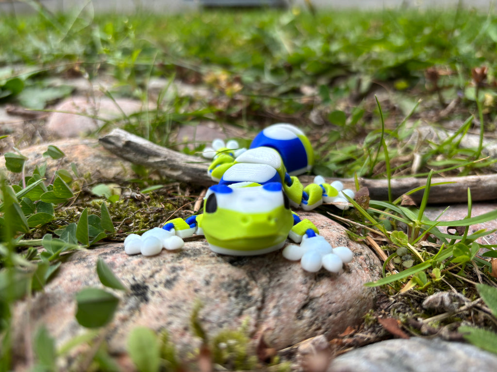 Zippy, Stribehalet Vidunder gekko fra Den Hviskende Jungle